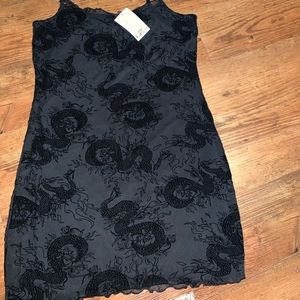 H\u0026M | Dresses | Black Min Dragon Dress 